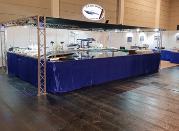 Messestand der I.G. Yacht-Modellbau für die Messe Faszination Modellbau 2018 in Friedrichshafen Messestand der I.G. Yacht-Modellbau für die Messe Faszination Modellbau 2018 in Friedrichshafen