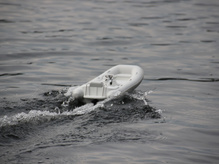 ...und die Hecksee bei Vollgas
