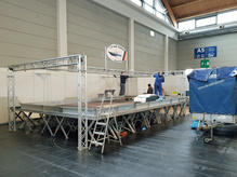 der Stand-Aufbau