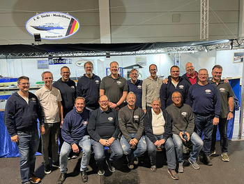 Messemannschaft der I.G. Yacht-Modellbau 2023